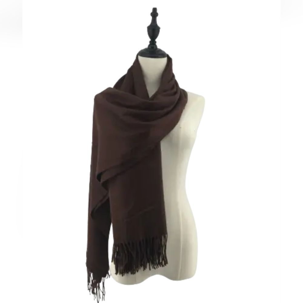 Winter Men Women Warm Cashmere Thick Scarf Shawl Wraps Wool Scarves US Seller